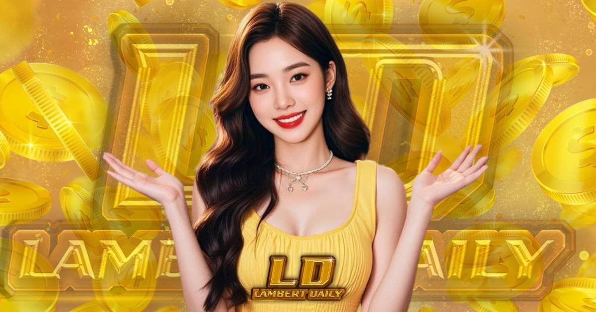 Main banner of LambertDaily Casino featuring GCash gaming platform and daily rewards